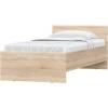 Кровать 90х200 НК-Мебель Stern 72676493 Дуб Сонома 70x93.9x204.7