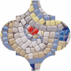 Декор Kerama Marazzi Арабески Майолика OP/A169/65000 Гауди 6.5x6.5