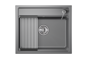 Мойка кухонная Granula Kitchen Space KS-6003 алюминиум