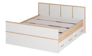 Кровать БТС МЕБЕЛЬ Сакура Light Н001145 с проложками ДСП 140x200