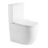 Унитаз-компакт Iberica Blanca Bilbao Tornado IB.BLB.124.1B1 безободковый, с крышкой-сиденьем микролифт фото 2