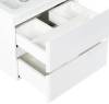 Тумба под раковину Belbagno Albano-Cer ALBANO-CER-600-2C-SO-BL 57x44x50 Bianco Lucido подвесная с двумя выкатными ящиками фото 6