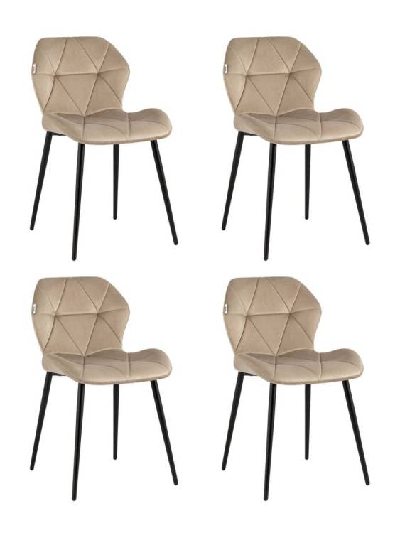 Набор из 4 стульев Stool Group Эдвин AV 407-Cl-08 X4 капучино