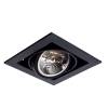 Встраиваемый точечный светильник Arte Lamp Cardani Grande A5935PL-1BK фото 2