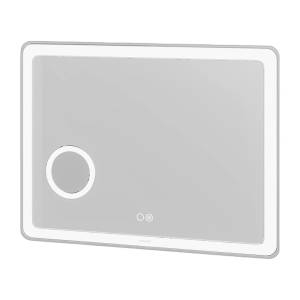 Зеркало Grossman LEO 1000x800x45 LED с сенсорным выкл.,гравировкой,подогревом и увеличительным стеклом