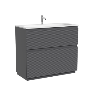 Тумба под раковину Sancos Folk Floor FL100FGS напольная, 99.5x44.5x85, Grey soft