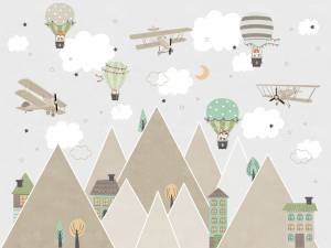 Фреска Ortograf Little friends 34399 Городок в горах 3 Филиграна FM-F