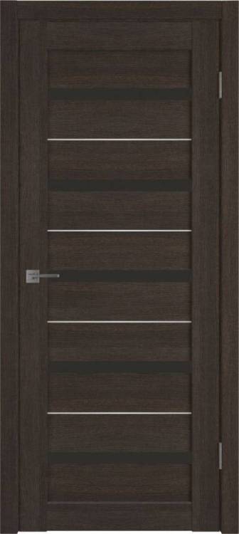Межкомнатная дверь Владимирская Фабрика Дверей Atum Al 7 Wenge стекло Black Gloss SM 600x2000