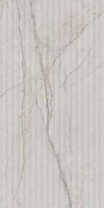 Керамическая плитка Kerama Marazzi Ифран KM6012B0110R серый светлый глянцевый структура обрезной 60x119.5