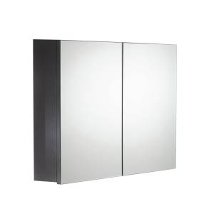 Зеркало-шкаф Armadi Art Vallessi 100 антрацит, глянец, с подсветкой
