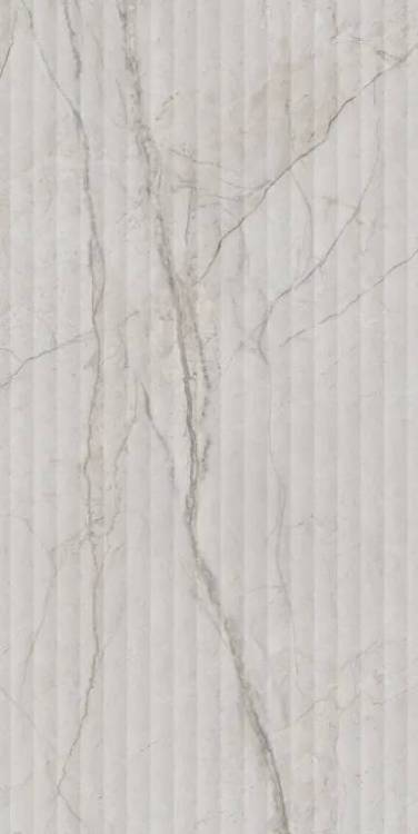 Керамическая плитка Kerama Marazzi Ифран KM6012B0110R серый светлый глянцевый структура обрезной 60x119.5