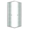 Душевой уголок Niagara Eco NG-1010-14QMT профиль хром матовый, стекло матовое, 100x100x190 фото 2