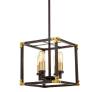 Подвесная люстра Lumina Deco Waldorf LDP 1140-4 BK+MD фото 3