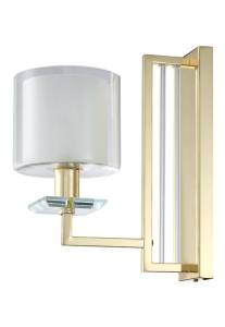 Бра Crystal Lux Nicolas Ap1 Gold/White