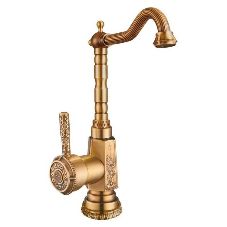 Смеситель для кухни Zorg Antic A 306K-BR