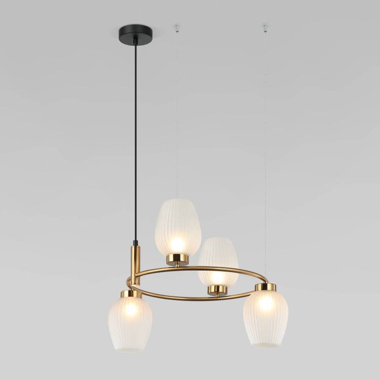 Подвесной светильник Eurosvet Alva 30183/4 латунь Smart