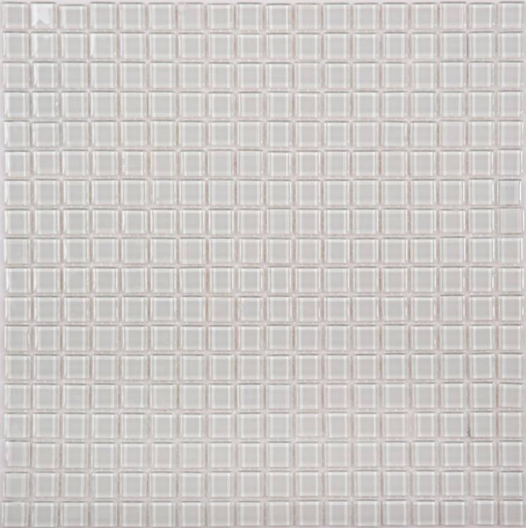 Мозаика NSmosaic Crystal series JP-405(M) стекло (15x15x4) 305x305 (мелкая белая)