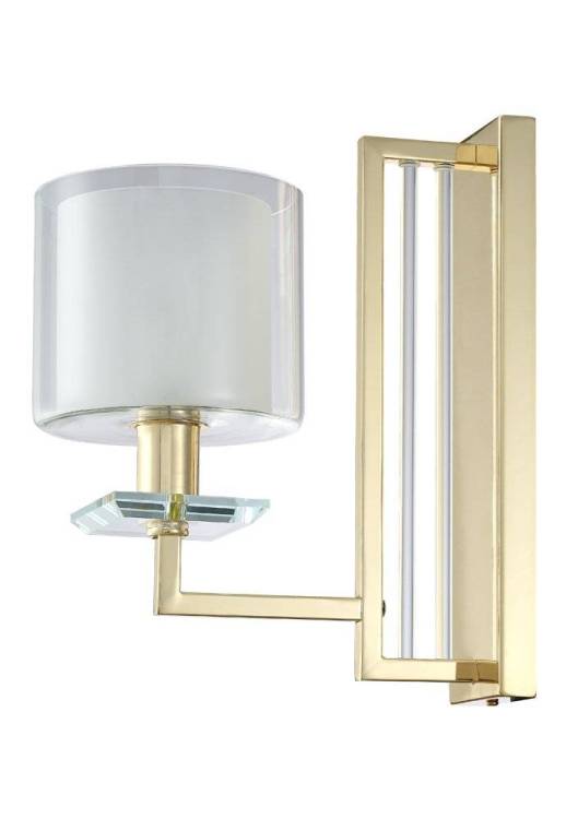 Бра Crystal Lux Nicolas Ap1 Gold/White