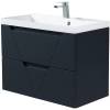Тумба с раковиной Belbagno Vittoria VITTORIA-900-2C-SO-GO-P 90x45x57 Grigio Opaco подвесная с двумя выкатными ящиками фото 2
