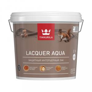 TIKKURILA EURO LACQUER AQUA лак интерьерный, антисептирующий, защитный, матовый (9л)