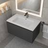 Раковина Uperwood Lagoon Quartz 297000017 белая матовая, жасмин, 80x48 фото 4