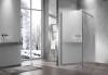 Душевая перегородка Vincea Walk-In VSW-1H100MRGM профиль вороненая сталь, стекло зеркальное, 100x200 фото 2