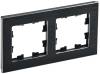 Рамка 2-постовая IEK Brite BR-M22-M-K02 черный
