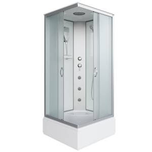 Душевая кабина Niagara Classic NG-1108-14G (900x900x2150) со средним поддоном (26см), с полкой