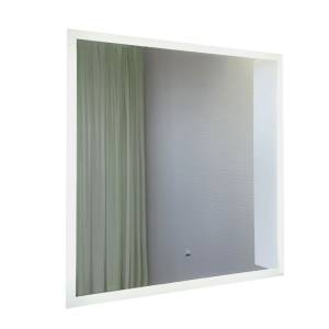 Зеркало Comforty Эдельвейс-90 00-00014242 с подсветкой и антизапотеванием, бесконтактный сенсор