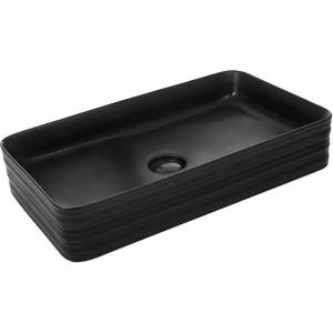 Раковина Weltwasser WW Elbach 10000004557 2250 MB 68 см, черная матовая