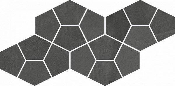 Мозаика Italon Continuum 620110000185 Petrol Mosaico Prism 41.3x20.5