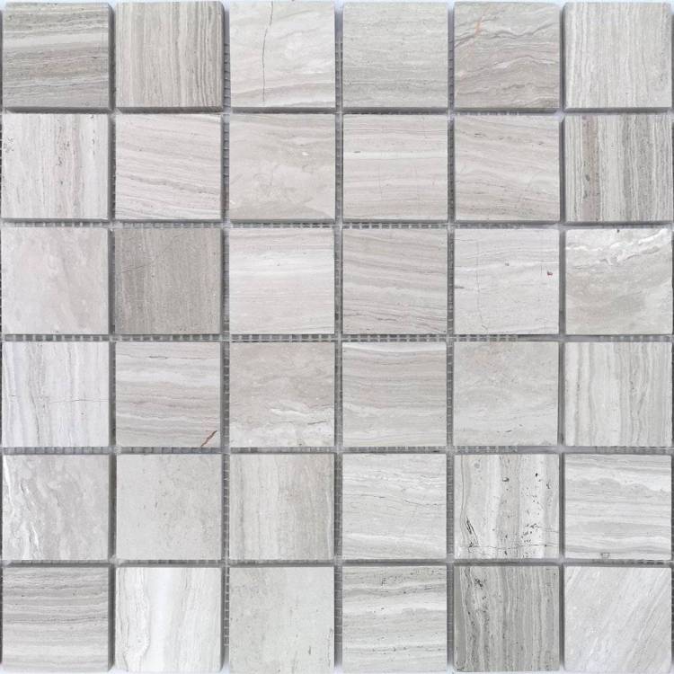Мозаика LeeDo Pietrine 7 Travertino Silver Pol (4.8x4.8) 30.5x30.5