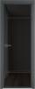 Межкомнатная дверь Profil Doors 4 AX цвет профиля Серая ночь, стекло безопасное 6 мм черное тонированное 800x2000