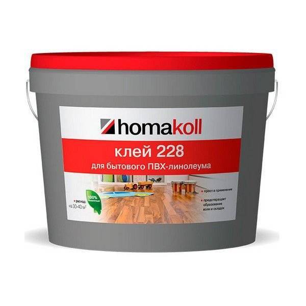 Клей для бытового линолеума Homakoll 228 (7 кг)