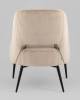 Кресло Stool Group Бостон vd-boston-cl-cream бежевый, велюр рельефный фото 5