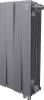 Радиатор биметаллический Royal Thermo Piano Forte 500 VDR silver satin, 4 секции, серебристый
