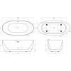 Акриловая ванна BelBagno BB414-1700-800 170x80 фото 6