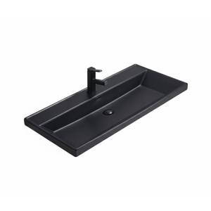 Раковина Gid Integrado 72204 Bm5510s 100 см, черная матовая