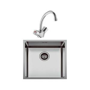 Комплект Мойка кухонная Seaman Eco Roma SMR-4944A + Смеситель Vidima Практик BA231AA