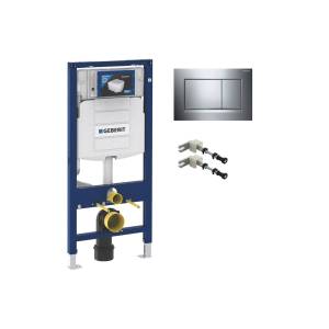 Система инсталляции для унитазов Geberit Duofix UP 320 111.300.00.5 кнопка хром глянцевый, хром матовый