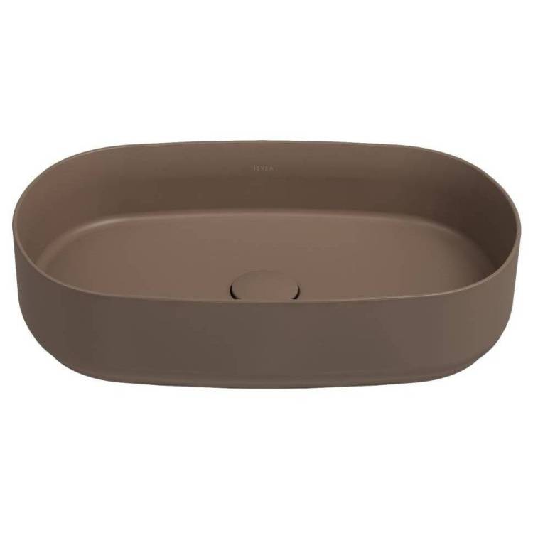 Раковина Isvea Infinity 10NF65055SV-2H 55 см, коричневая матовая