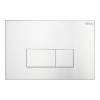 Кнопка смыва Black&White WPI-09544 24.4x16.2 Silver Coated
