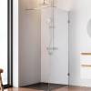 Душевая перегородка Am.Pm X-Joy W94WI-100-F1-MTE 100x195, стекло прозрачное 6 мм, профиль хром матовый фото 2