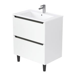 Тумба под раковину 1MarKa Coda Ц0000042343 перламутр белый, 84.6x47.1x88.7