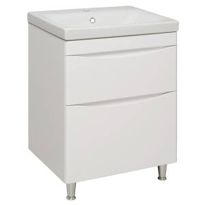 Тумба с раковиной Runo Афина 60 00-00001169 56x80 белый