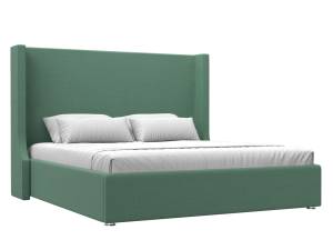 Интерьерная кровать Лига Диванов Ларго 123618 зеленый 180x200