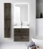 Тумба с раковиной Belbagno Albano ALBANO-600-2C-SO-RNG 60x45x50 Rovere Nature Grigio подвесная с двумя выкатными ящиками фото 2