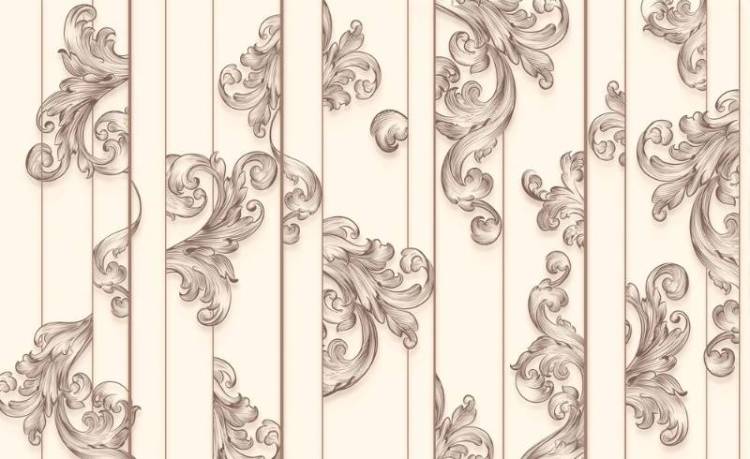 3D Фотообои Artegrafico «Волны Посейдона в кремовых тонах» PL-020 песок