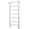 Полотенцесушитель водяной Comfysan Capri 012779 W-8 80/40 с полкой, белый матовый