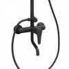 Душевая стойка Teymi Iva T10226 со смесителем и тропическим душем, черная матовая фото 11